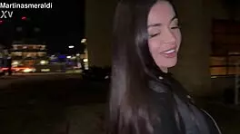 Martina smeraldi says, 'fuck my face with your long cock,' to yeri blue on tinder date.