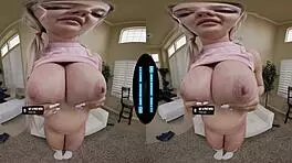 Babysitter's Double Ds Fuck in VR