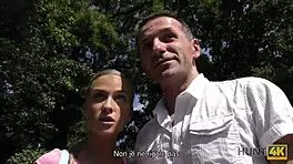 In a wild twist, a Czech girl nearly loses her wallet but ends up in crazy paid sex with a stranger.