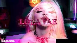 Lola Fae Is a Cum Lover with Foot Fetish and Hairy Pussy