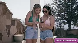 i watch blake blossom and madison wilde kissing tenderly as horny lesbian teens.