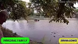 Dean and Dan team up for a wild double vaginal pounding on petite Serina Gomez in Prague. They make her moan in ecstasy.