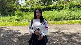 beautiful petite university girl rides and cheats on long-distance boyfriend with doggystyle.