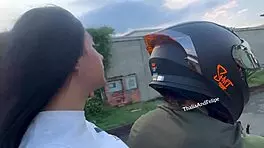 beautiful petite university girl rides and cheats on long-distance boyfriend with doggystyle.