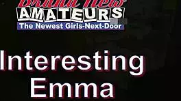 Personal hot brunette coed emma w teases me with a wild footjob and deep fingering