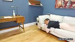 Horny teen taken in anal hole nuthouse for painful therapy. She endures brutal assfucking and licking.