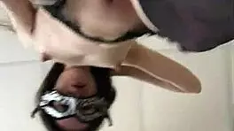 Watch this cute russian brunette with small tits tease you in pov joi. She spreads her shaved pussy for tongue action with dirty talk and dildo blowjob facesitting!