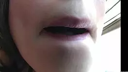 Follow my instructions, horny slut, gorgeous brunette commands