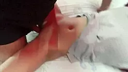 Mother calls the petite young girl who keeps riding in her skirt.