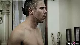 I watch the babysitter handle that huge cock with care