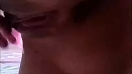 Latina housewife touches herself