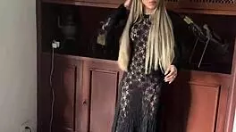 Petite blonde latina with natural tits shakes in pov sloppy blowjob, rimming, ball licking, cum in mouth