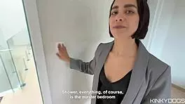 Hey, this beautiful big ass real estate agent rides that huge cock to seal the deal 😉