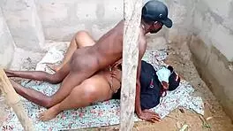 hardcore outdoor fuck with step brother in security post