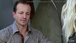 Petite Blonde Licks Cum After Sex