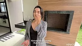 Hey, this beautiful big ass real estate agent rides that huge cock to seal the deal 😉