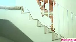 Tiny Brunette Girl Explores Lesbian Experiences