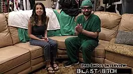 Aria Nicole's intense POV blast of jizz in latex domination