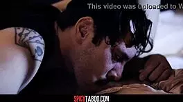 Big tits teen 18+ sneaks into bed to get her pussy fucked hard