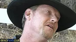 Tattooed Ebony Babe Riding Stepdad's Dong