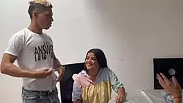 in this homemade scene, a group of young babes engage in a bisexual lesbian orgy.