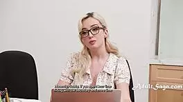 Subtle Office Temptation As HR Suggests Wild Group Bonus Boost With Lexi Lore And Team