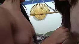 angel cakes and venus harris dive into some hot sapphic pussy licking as friends