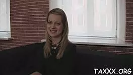 having admirable fuck at a casting where amateur teen slut sucks cock in reality interview