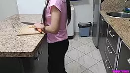 My hot sister-in-law craves a big cock so i tease her ass with a carrot