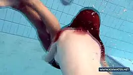 katrin and lucy big tits underwater in bikini nudist beach fun