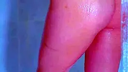 College girls reveal wet pink thong in shower 😘