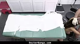 the nurse handles the older mans issues while doctor cares for young woman - doctorbangs