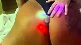 why is this young brazilian wife letting another man sit on her gaping ass?