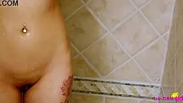 Sexy asian teen 18+ took a shower