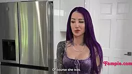 petite teen 18+ takes every inch of stepdads cock in rough pov blowjob