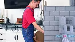 可爱骚妹万圣节继家庭三人行教他后庭