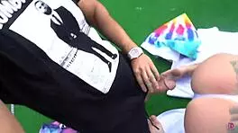 Tatted Up Pawg Bella Scorpion Fucked Outside By Big Dick