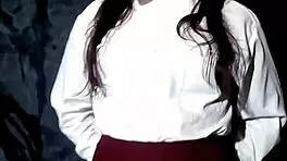 in a risky outdoor moment, the cute mexican schoolgirl begs her teacher for just the tip, but it hurts and she fears pregnancy as he goes deeper