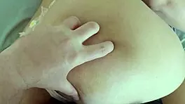 Morning sex with hot stepmom and cum on her face and inside her mouth