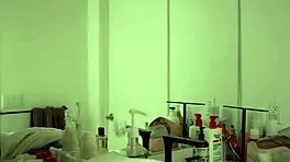 Sad guy receives therapy from a busty latina babe, cami strella, in a homemade session