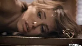 I'm getting my tight blonde ass gaped wide in this rough anal session with my horny professor