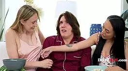 virgin dude fucks horny step family