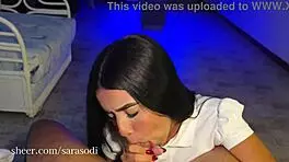 Alumna latina feels the passion in homemade sex with cowgirl and doggystyle, her pussy gaping from big ass action.