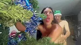 My busty stepsister lets me suck her pussy and cum inside