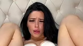 american exchange student says, i'm playing solo with toys and squirting