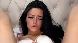 american exchange student says, i'm playing solo with toys and squirting