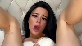 american exchange student says, i'm playing solo with toys and squirting