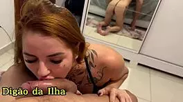 Redhead with Tight Pussy Loves Sucking and Riding Muscular Bodybuilder