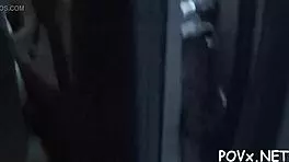 Shaved Pussy Gets Sexy Pounding from Erected Cock in Teen Scene