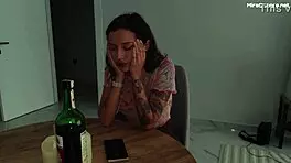 A burglar entered and took me from behind